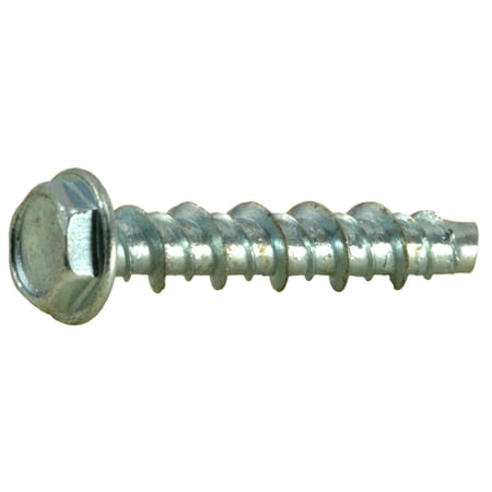Midwest Fastener #6 x 3/4 in Hex Hex Machine Screw, Zinc Plated Steel, 45 PK 36215